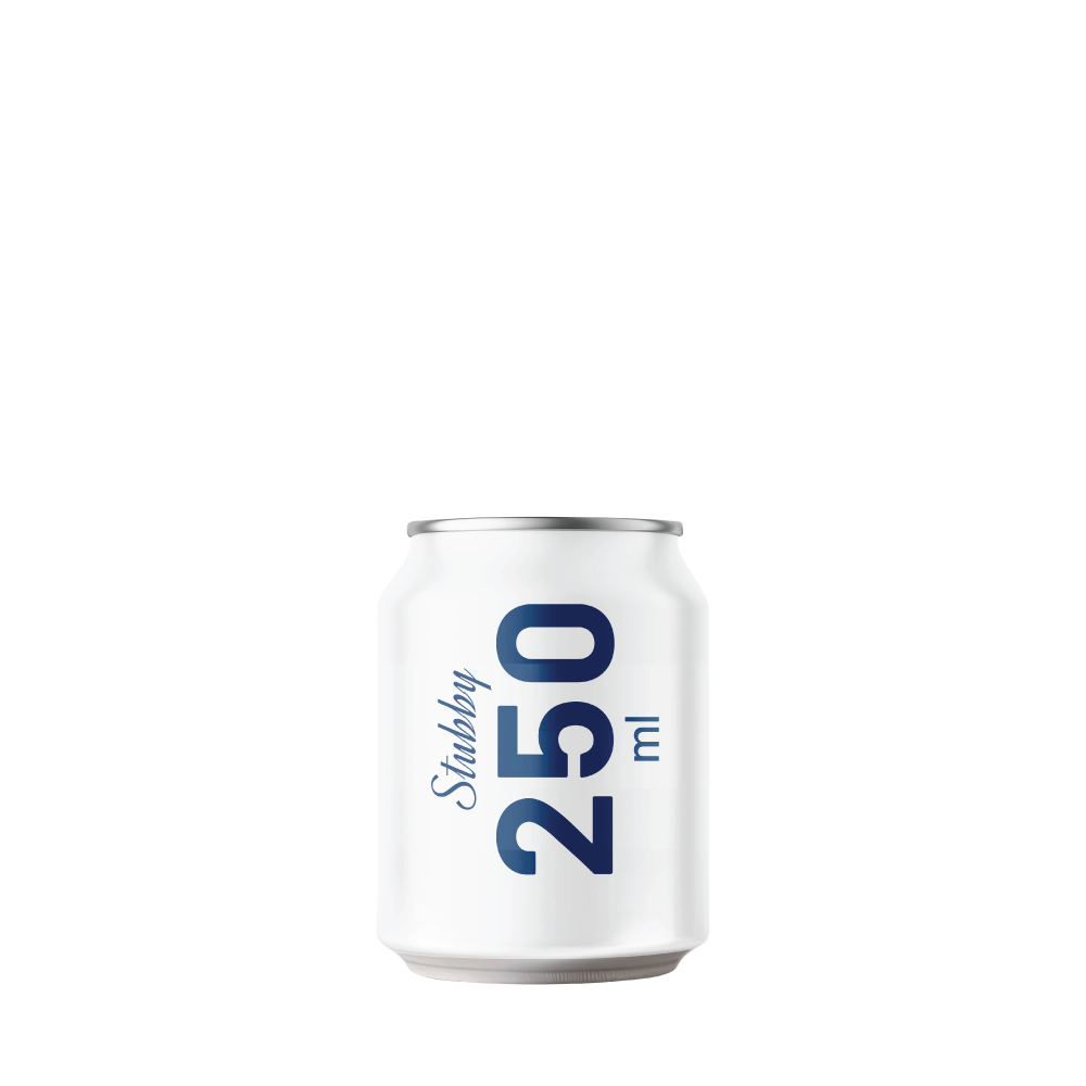 Aluminum can 250ml (Stubby)