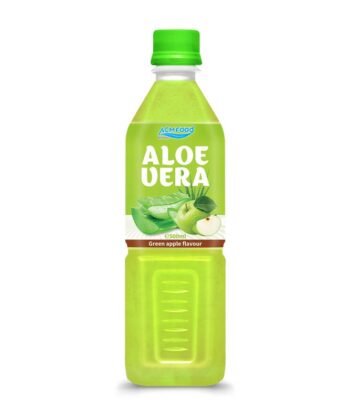 500ml pet bottle ACM Aloe Vera Drink Green Apple Flavour