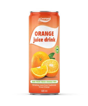 320ml ACM Orange Juice in can