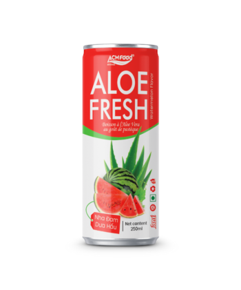 ACM Aloe Vera Juice with Watermelon flavor 250ml can - ACM Beverage