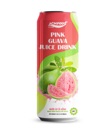 500ml Cans ACM Brand Pink Guava Juice Drink