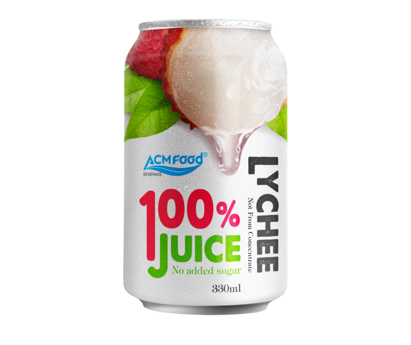 ACM 100% Lychee Juice 330ml – Export Quality - ACM Beverage Supplier