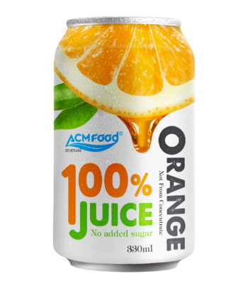 ACM 100% Orange Juice 330ml – Export Quality - ACM Beverage Supplier