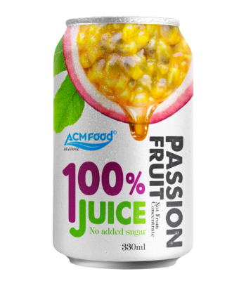 ACM 100% Passion Juice 330ml – Export Quality - ACM Beverage Supplier