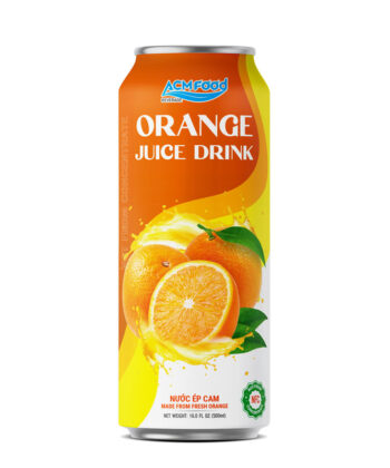 16 fl oz cans orange fruit juice drink made from fresh orange