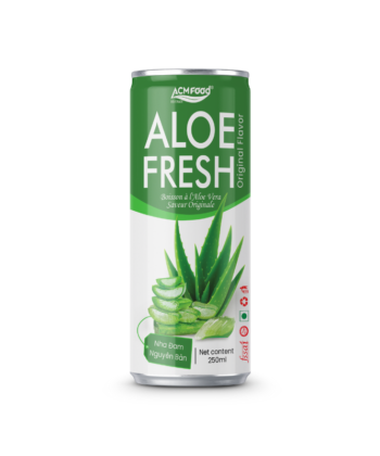 ACM Natural Aloe Vera Juice 250ml Can - ACM Beverage Supplier