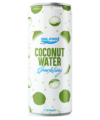 fresh sparkling drink coconut water