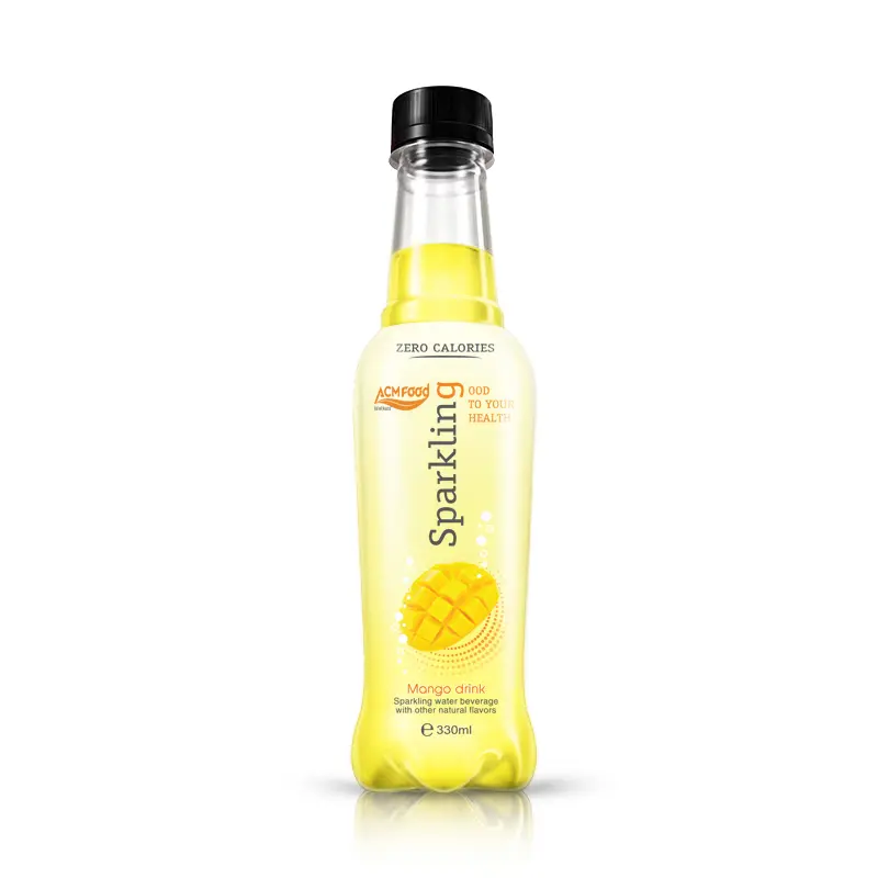 300ml ACM Mango Sparkling water Pet bottle