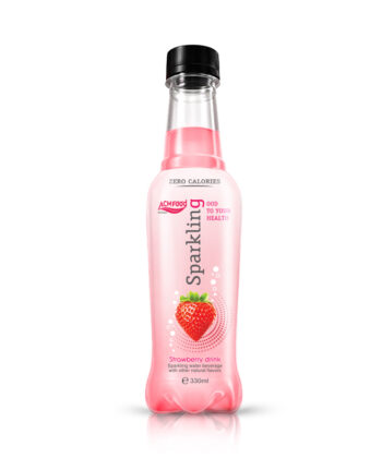 300ml ACM Strawberry Sparkling water Pet bottle