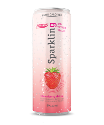 330ml ACM Strawberry Sparkling Drink