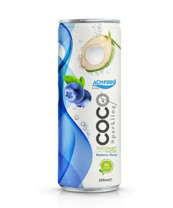 ACM Sparkling coconut 320ml Blueberry flavor