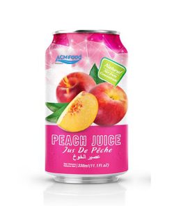 330ml ACM Peach Juice in can