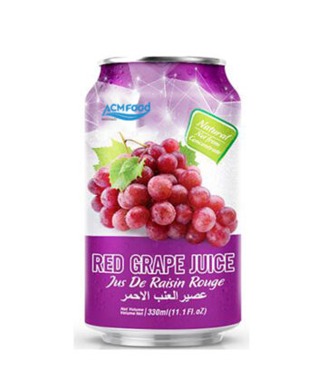 330ml ACM Red Grape Juice in can