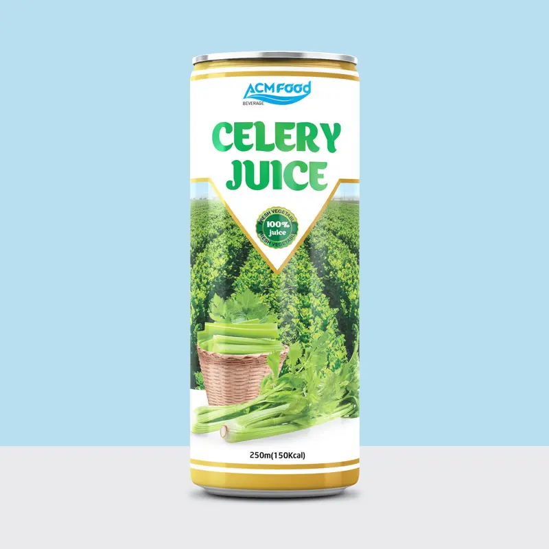 250ml 100% juice fresh vegetable celery juice drink