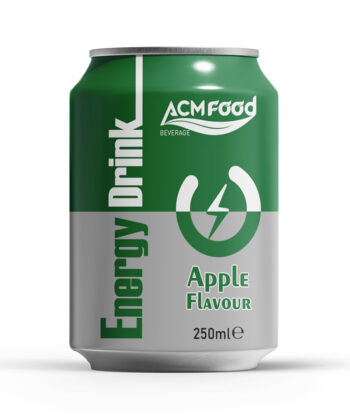 250ml ACM Energy Drink Apple Flavour Short Can