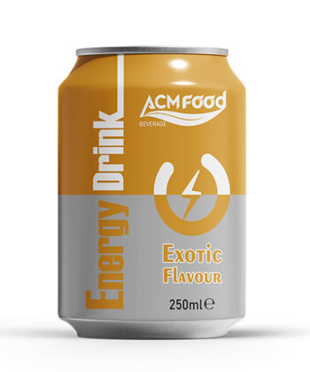 250ml ACM Energy Drink Exotic Flavour Short Can