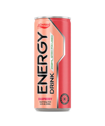 250ml ACM Energy Drink Raspberry Flavour