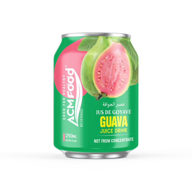 ACMFOOD NFC Guava Juice Drink Aluminum Can 250ml