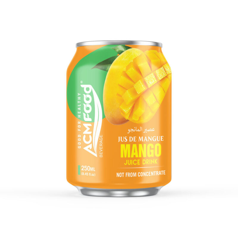 ACMFOOD NFC Mango Juice Drink Aluminum Can 250ml