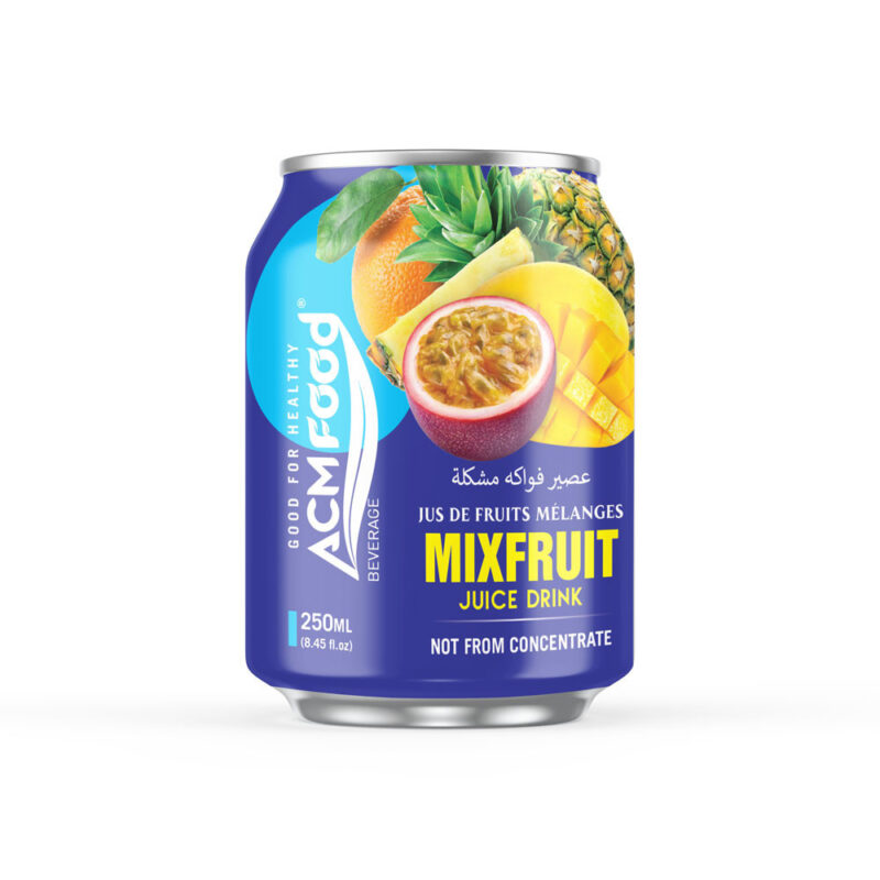 ACMFOOD NFC Mixed Fruit Juice Drink Aluminum Can 250ml