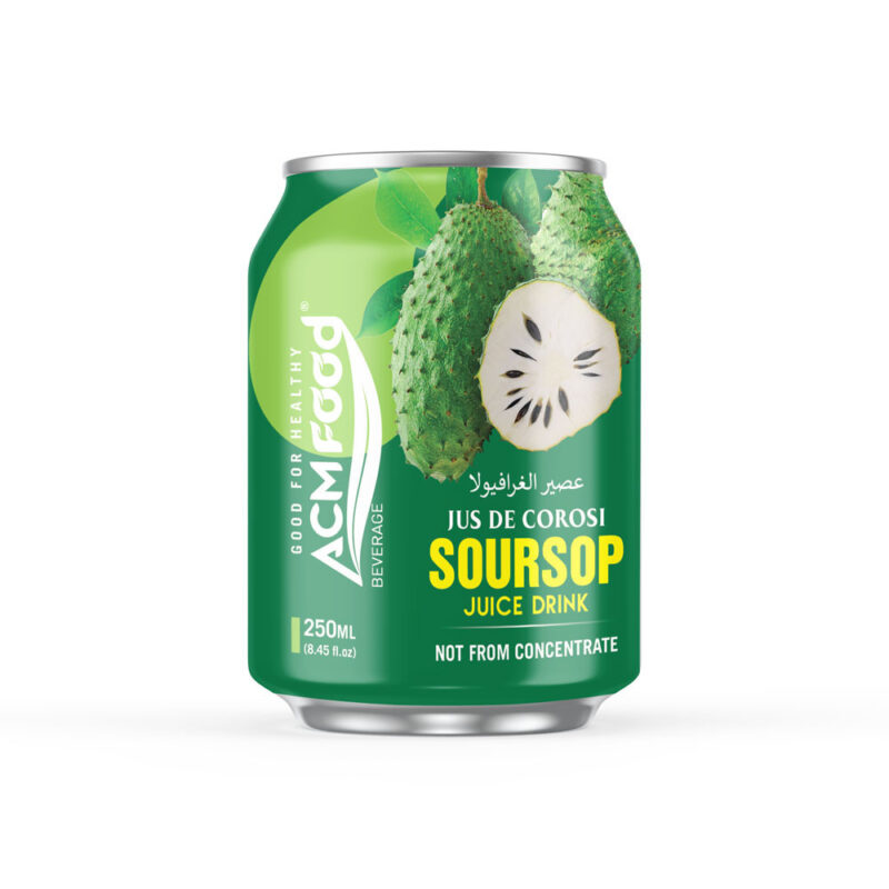 ACMFOOD NFC Soursop Juice Drink Aluminum Can 250ml