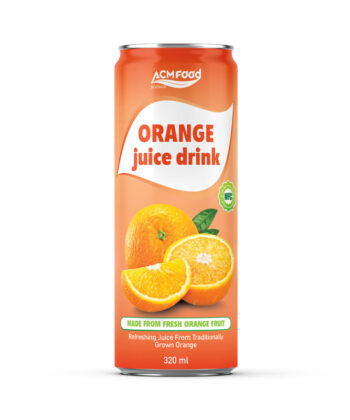 320ml cans orange juice drink refreshing juice from traditionally grown fruits