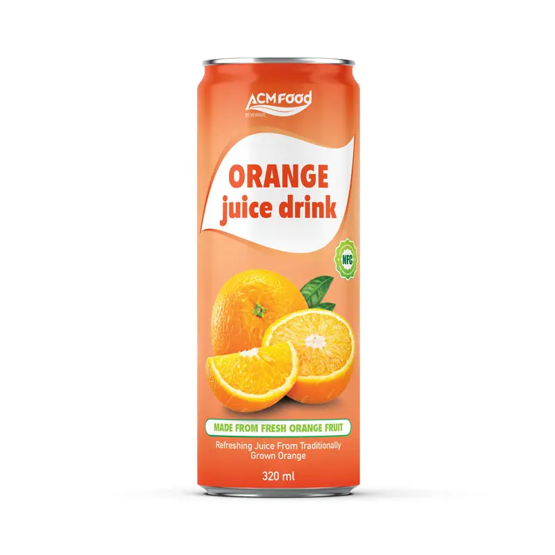 320ml cans orange juice drink refreshing juice from traditionally grown fruits