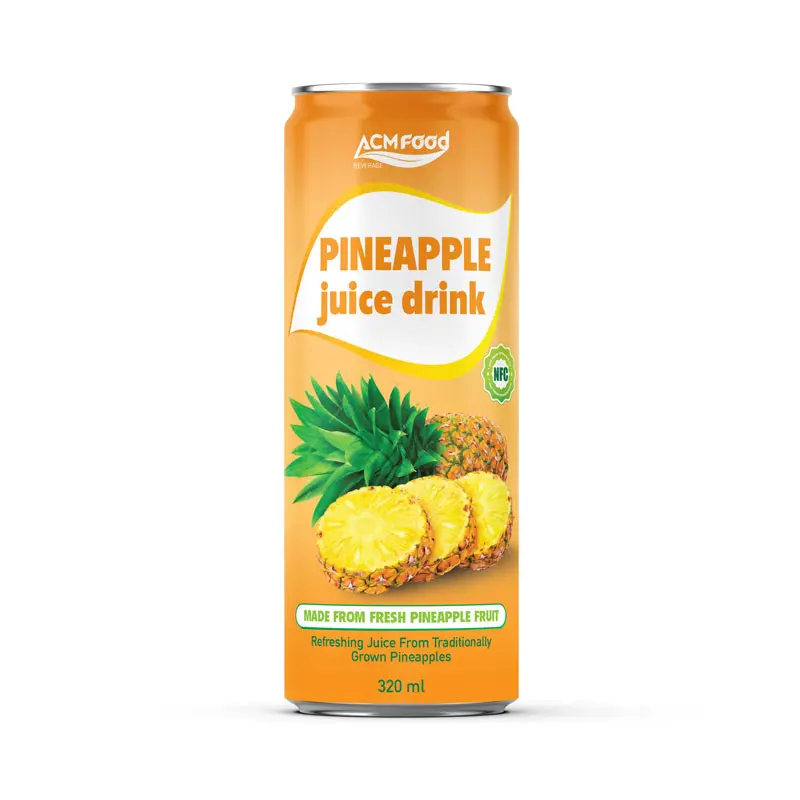 320ml cans pineapple juice drink refreshing juice from traditionally grown fruits