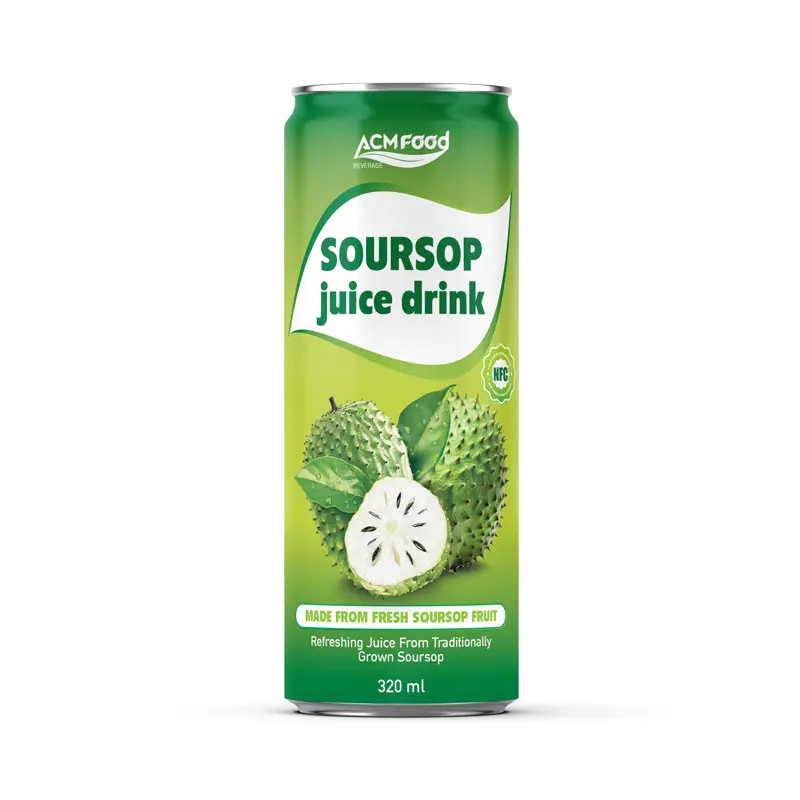 320ml cans soursop juice drink refreshing juice from traditionally grown fruits
