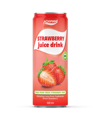 320ml cans strawberry juice drink refreshing juice from traditionally grown fruits