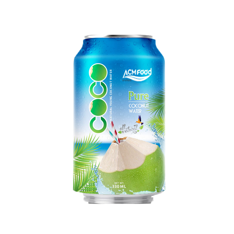 Alternative view of ACMFOOD Coconut Water Original Alu-can 330ml (11.2 Fl Oz)