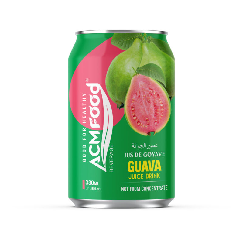 ACMFOOD NFC Guava Juice Drink Aluminum Can 330ml