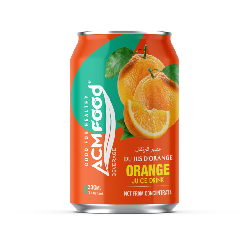 ACMFOOD NFC Orange Juice Drink Aluminum Can 330ml