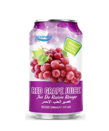 330ml ACM Red Grape Juice in can