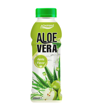 330ml pet bottle ACM Aloe Vera Drink Green Apple Flavour