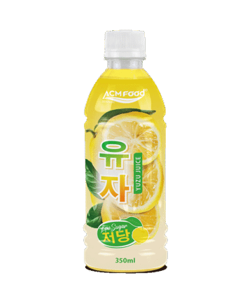 350ML PET JUICE Korean Low Sugar YUZU Juice Drink