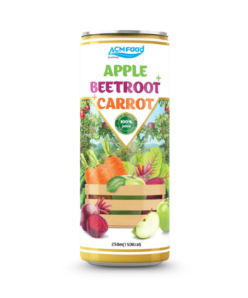 250ml ACM Mix Apple, Beetroot and Carrot Juice