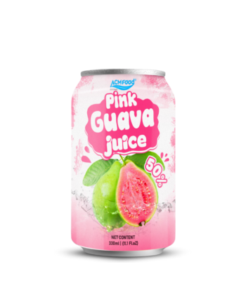 330ml Natural Pink Guava Juice 50%