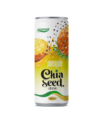 320ml ACM Chia Seed Drink Pineapple flavor