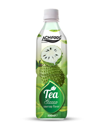 500ml ACM high quality green tea with soursop