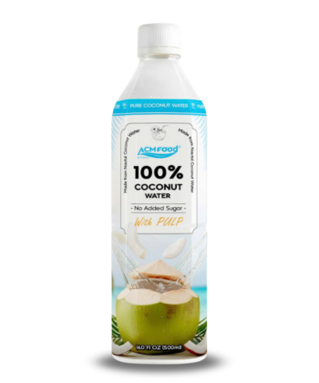 100% Coconut Water with pulp 500ml Pet | Coconut Water Suppliers | NFC - ACM