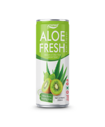 ACM Aloe Vera Juice with Kiwi flavor 250ml can - ACM Beverage Supplier ACM Aloe Vera Juice with Kiwi flavor 250ml can - ACM Beverage Supplier