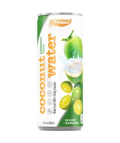 8 fl oz cans ACM Coconut Water with Calamansi Flavor