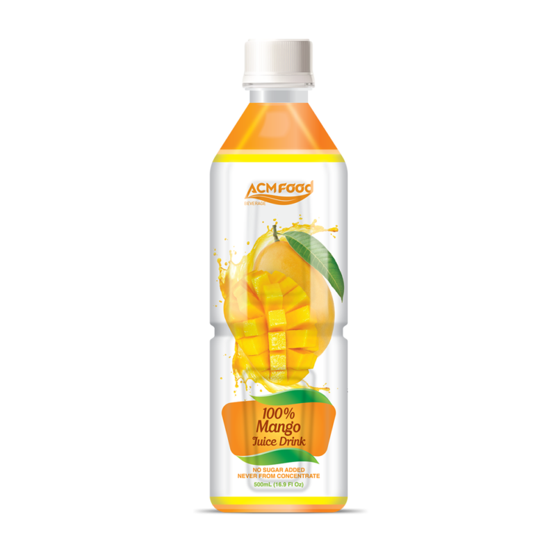ACMFOOD NFC No Sugar Added Mango Juice Drink PET Bottle 500ml