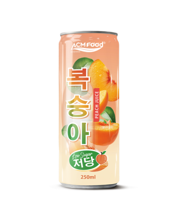 ACMFood Peach Juice Drink 250ml – Low Sugar Korean Beverage