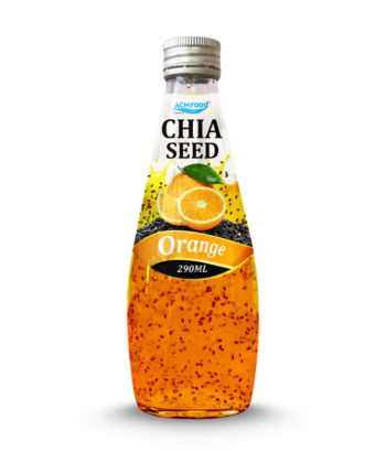 290ml ACM Chia Seed drinks with Orange Flavor