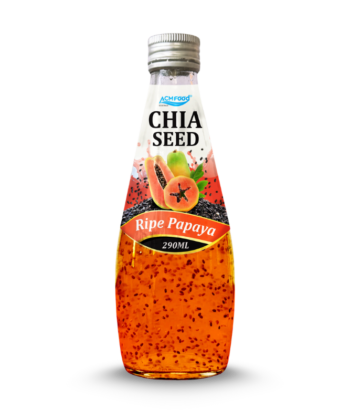 290ml ACM Chia Seed drinks with Ripe papaya Flavor