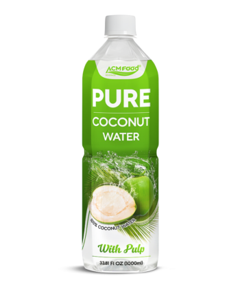 ACM Pure Coconut Water With pulp- 1L PET Bottle