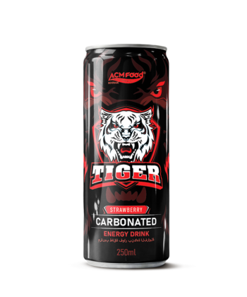Carbonated Strawberry Energy Drink 250ml Ready-to-Drink