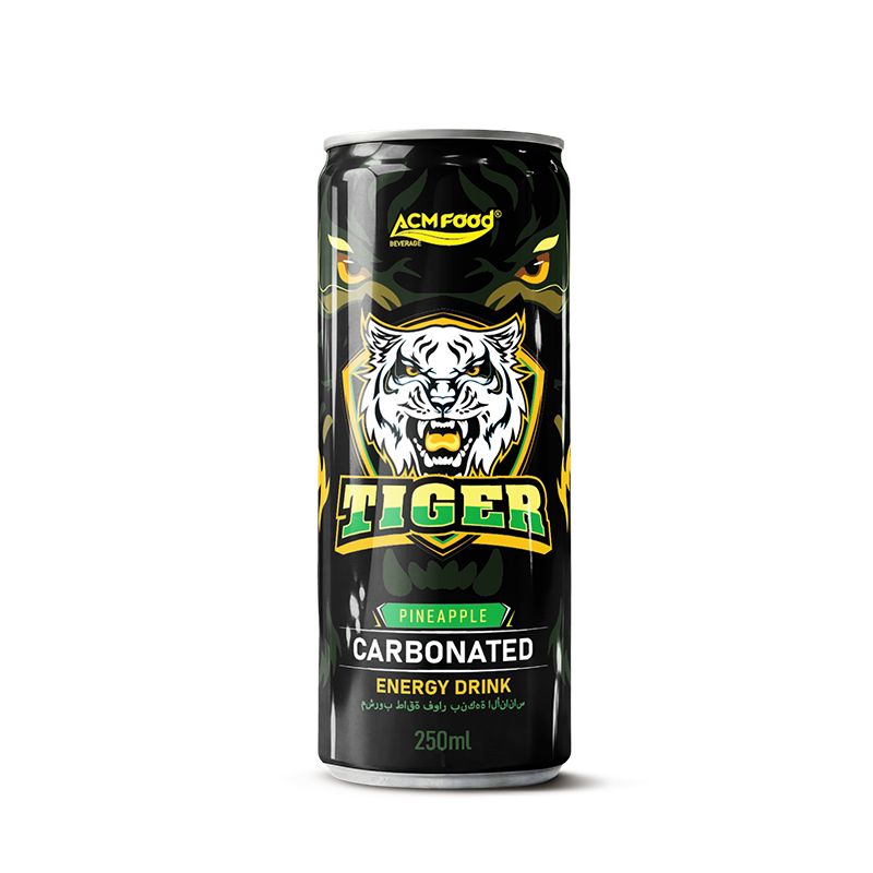 Carbonated pineapple Energy Drink 250ml Ready-to-Drink